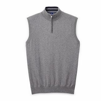 Men's Footjoy Golf Vest Grey NZ-367694
